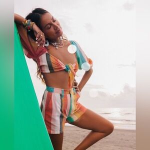 Billabong x Sincerely Jules Collab shorts. Matching top available.